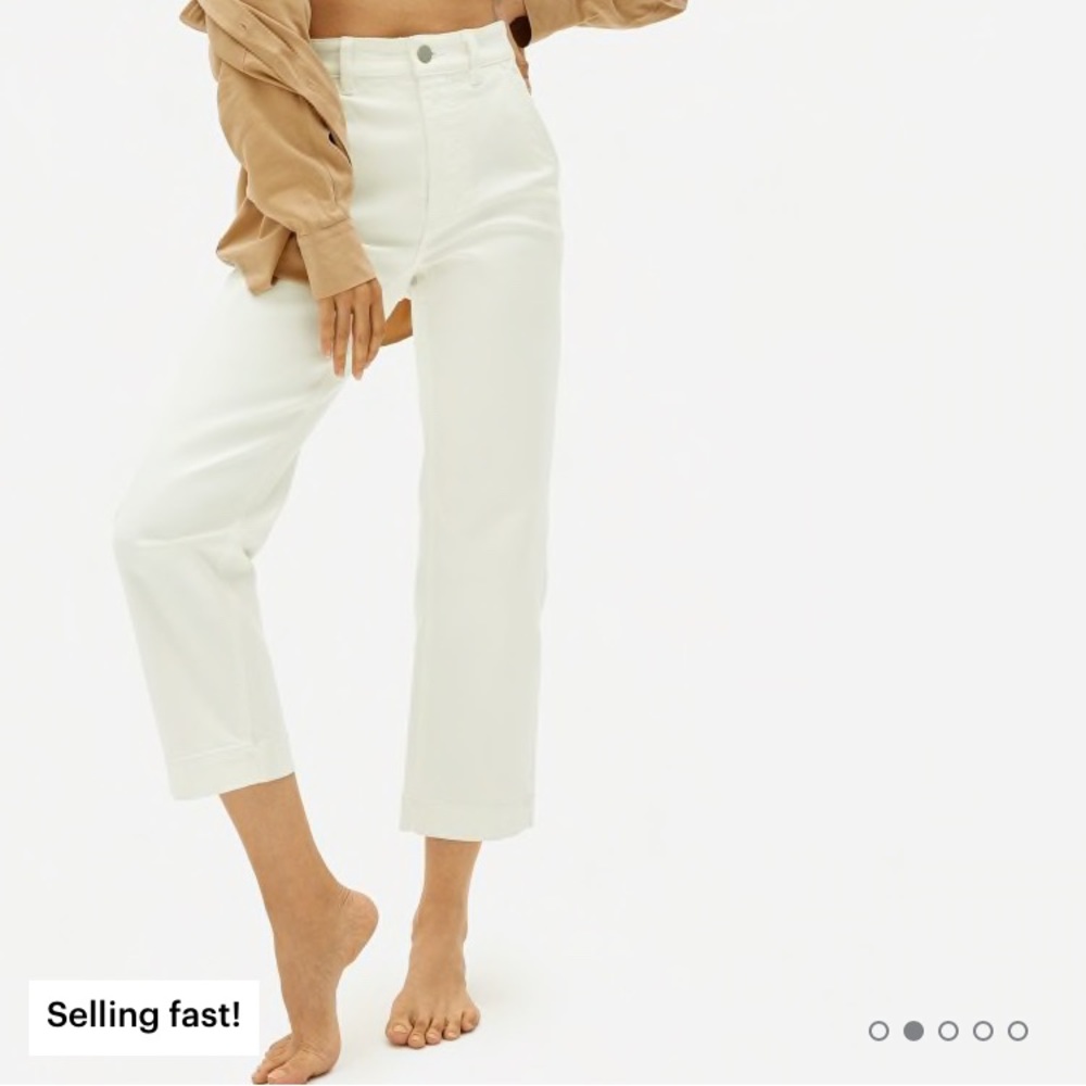 Everlane Straight Leg Cropped Pants 00S